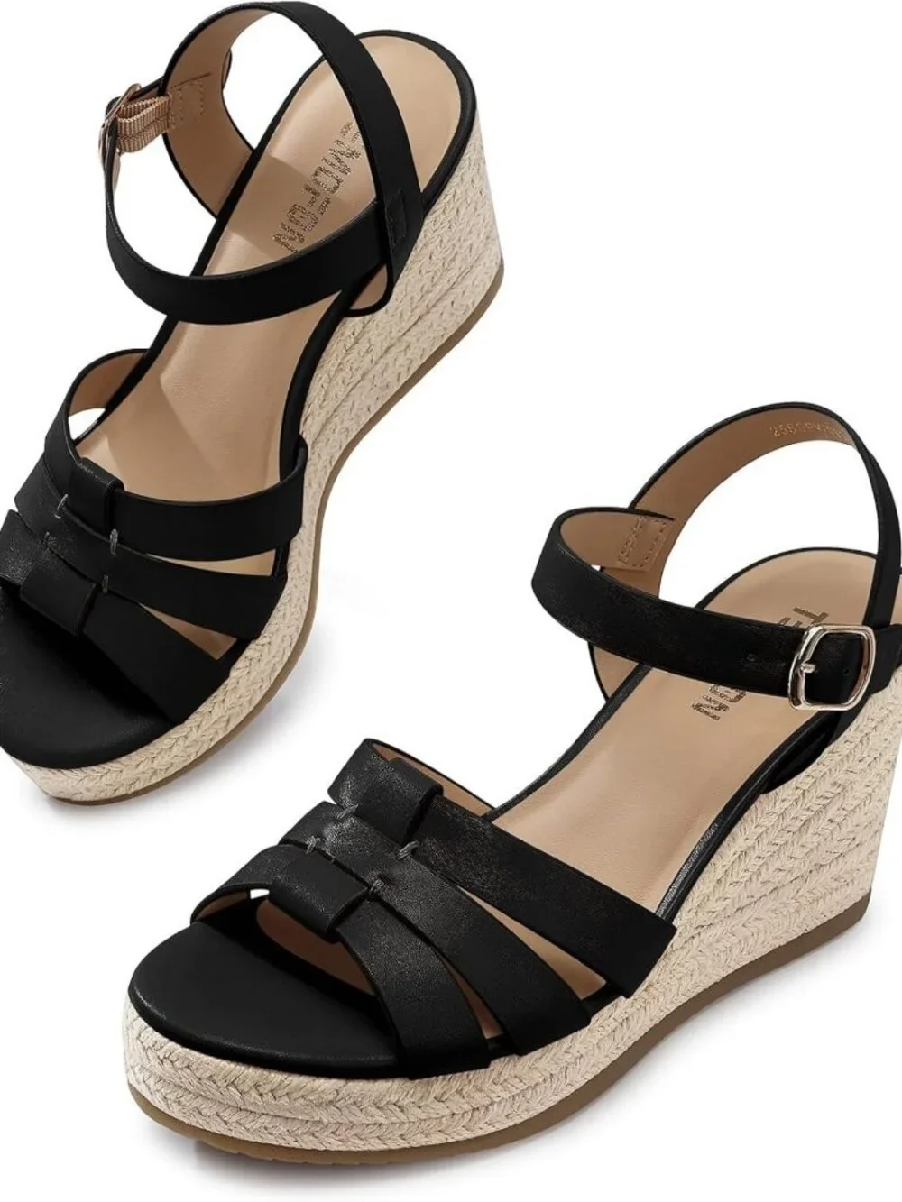 Stylish Platform Wedge Espadrilles Sandals for Women - Comfortable Open Toe